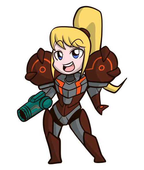 captainanaugi:  Been a while since I’ve done some cutie Samus with some effort. Did some alt colors too