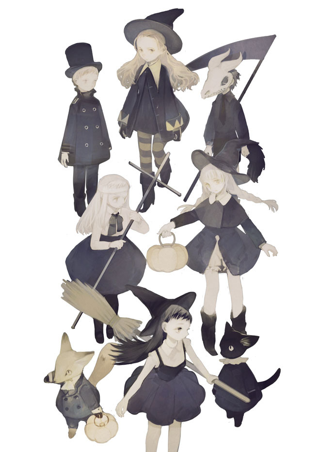 three hares in a trench coat