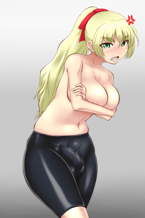 catgomoo:  post-futa2:  Futa Bulges in Leggings/Jeans - [Request]  Futa bulges get me every time