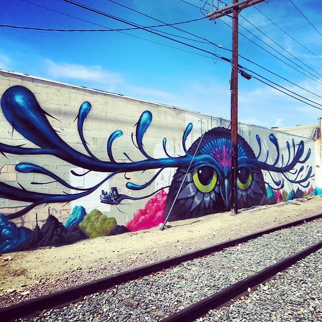 @jeffsotoart sets his sights on Los Angeles. #WallToWall