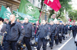 igorcvelbar:  In Slovakia the Police took off their helmets and marched with the people against the invasion of Europe. (Adrian Azzopardi)   Sad that we aren&rsquo;t waking up in America and Canada. Eastern Europe knows the yoke of Islamic scum