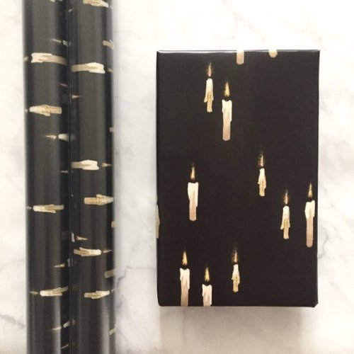 Witchy Holiday Gift Wrap, Card, And Ornament From TheCreepingMoon 
