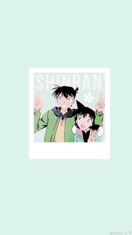 Shinichi&amp;Ran ☆ Wallpapers x 8(640*1136px) Please indicate the source if authorized  @as