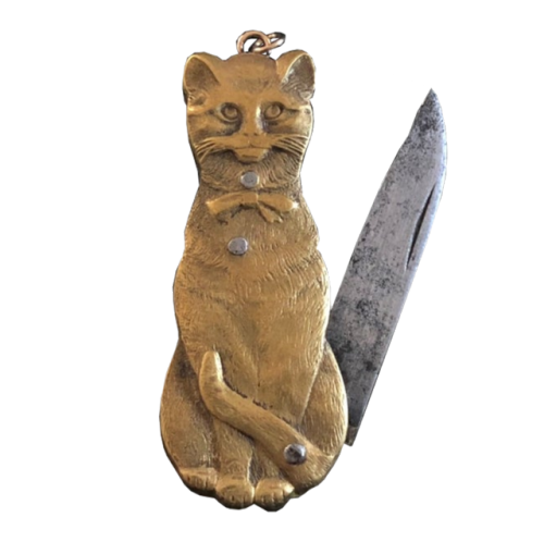 knifeforsale: FRENCH ANTIQUE CAT KNIFE | LISTING