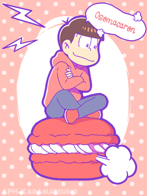 aph-karamatsuno:“Matsu Macarons”↳ The Matsuno Brothers