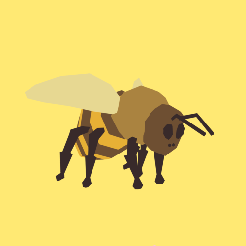  Bee 3Dcember 2019 - Day 11 - BeeYou can check it out in 3D here.instagram | twitter | dribbble | be