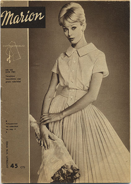 Marion - knippatronenblad - cutting pattern magazine - 1961