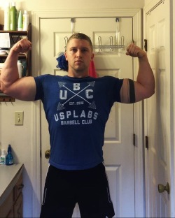 nwaterman36:  Hit 19 inches in my arms today with a pump… so