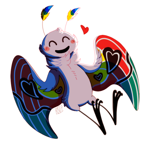 A floofier mothman