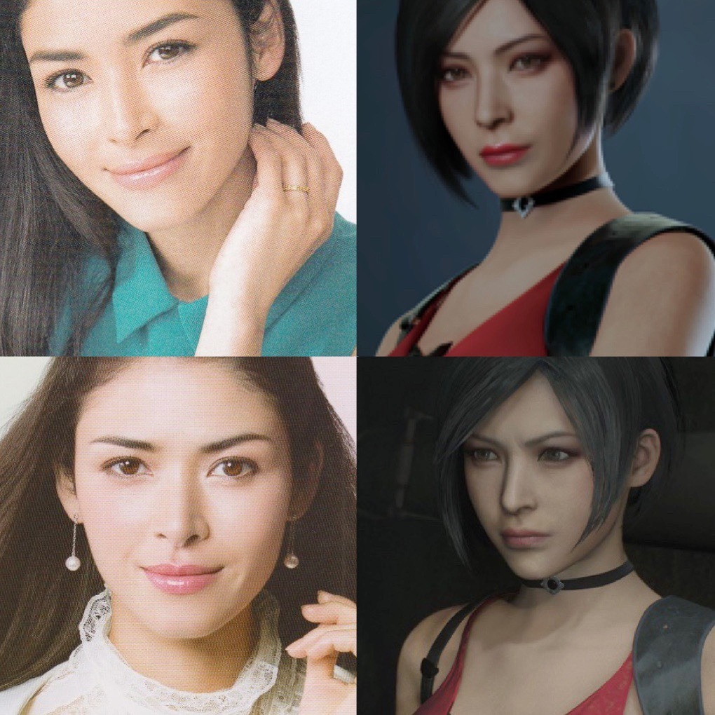 Δ — Do you know who is Ada Wong's face model in