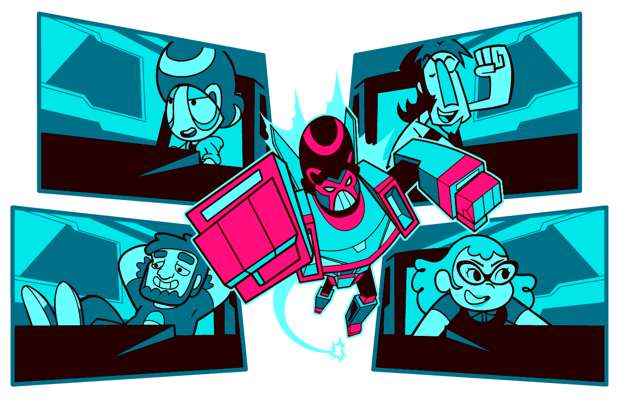 stevraybro: The first image is the traditional colors I used for a poster. The second