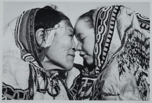 omnomnom74:annasintervals:Richard Harrington Inuit mother and child.