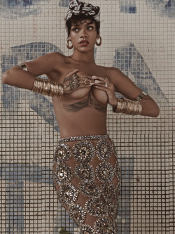 Luluouicestmoi:rihanna For Vogue Brazil May 2014 By Mariano Vivanco