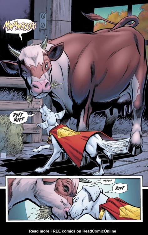 wonderstrevors:There’s nothing more beautiful than Krypto and Titus friendship.