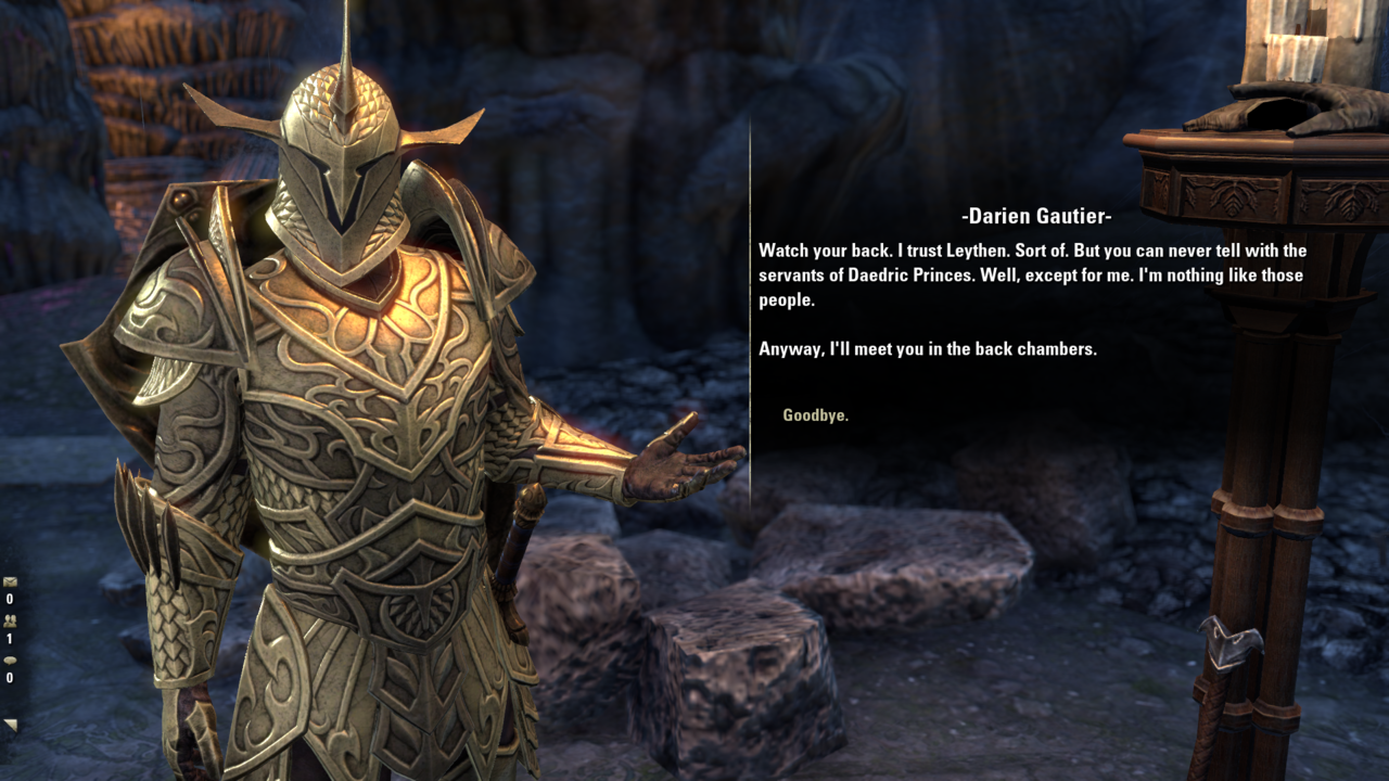 Elder Scrolls Wiki on X: Darien Gautier is a Breton captain of the Camlorn  Guard. Alinon the Alchemist describes him as a better tactician than his  father, General Gautier, even if he