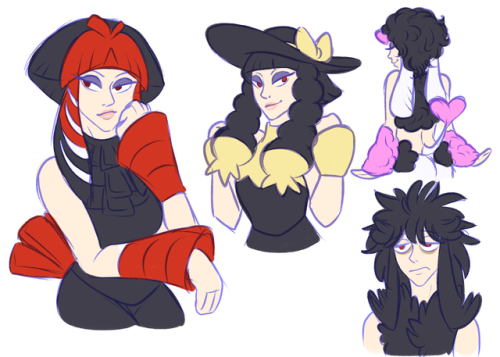 I have not been keeping up with posting my gijinka doodles here woopshere we goooGarry the mightyena