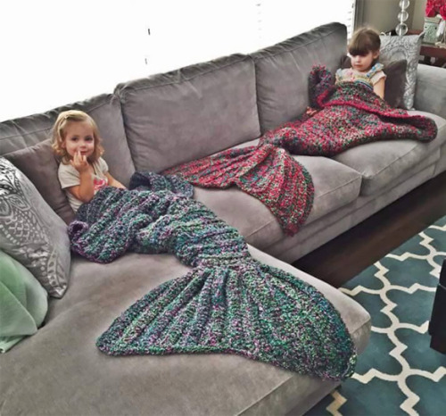 Crocheted Mermaid Tail Blankets - Tığ İşi Deniz Kızı Kuyruk Battaniyeleri By Melanie Campbell