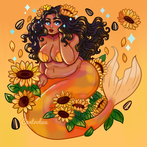 controlzee:Mermay Day 1: Sunflower