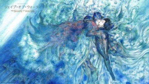 the-necrophantasmagoria:The Shape of Water by Yoshitaka Amano