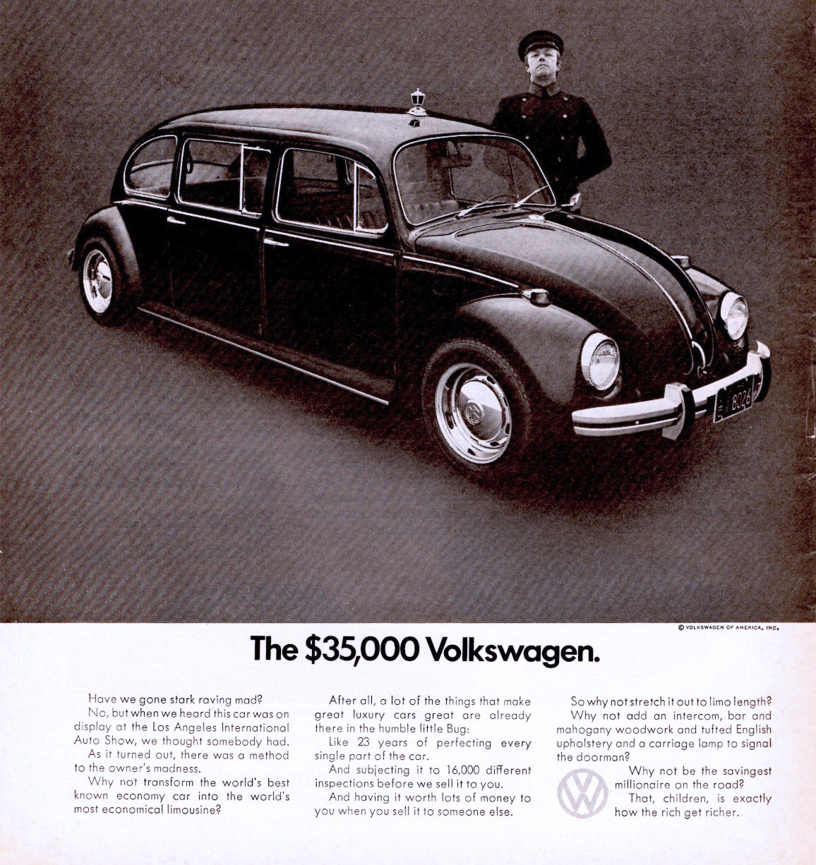 carsthatnevermadeit:  Volkswagen 1302 Beetle Limousine, 1973