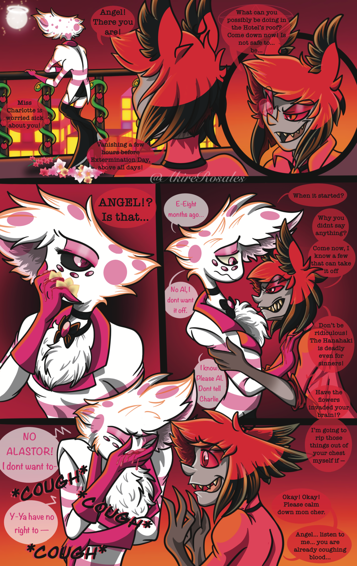 Angel dust x alastor comic