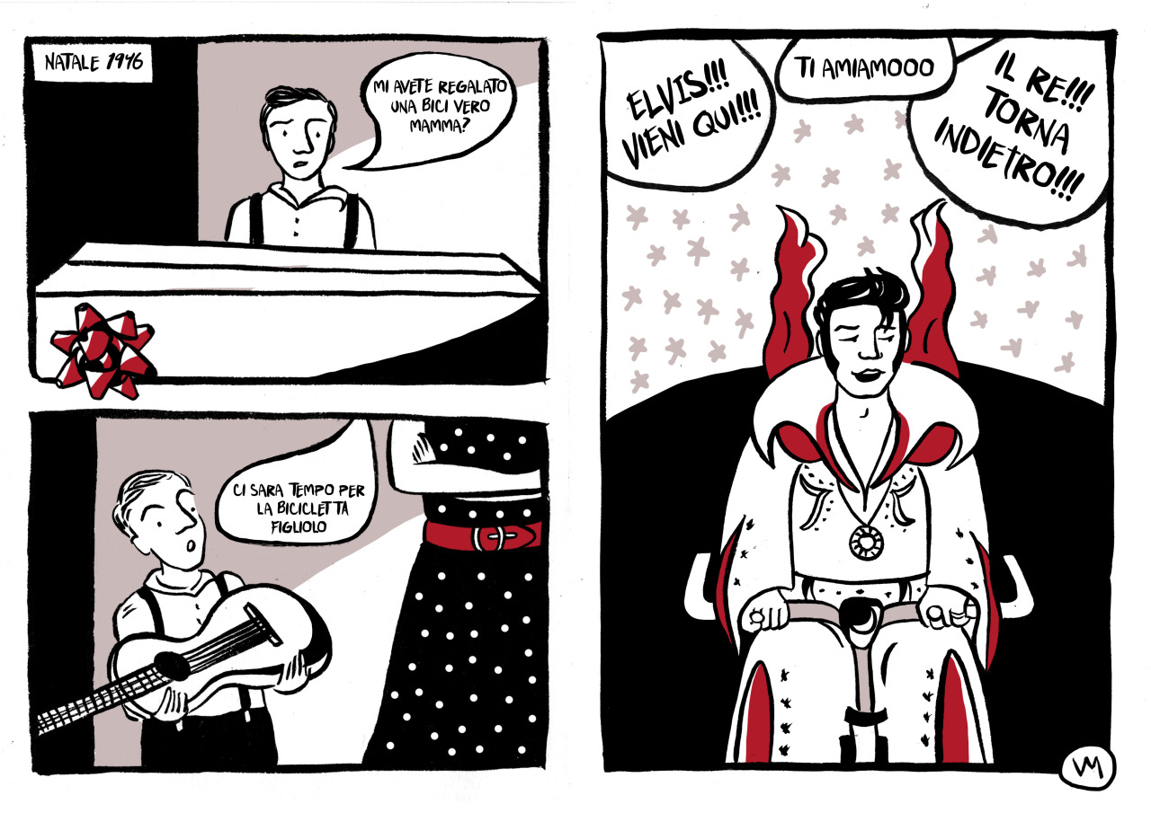 Veronica Malatesta La Bicicletta Un Fumetto Su Elvis