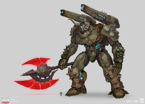 The mechs of DOOM Eternal. Some of the mechs I had the pleasure of designing for the video game DOOM