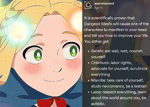 Dungeon Meshi + Text Posts