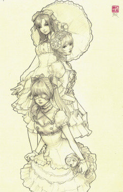 yasahime:  Evangelion: Lolita Project. (My drawings are for sale here.) 