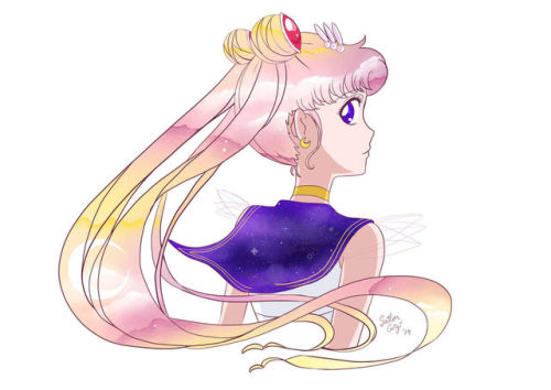daikenkki:Sailor Moon Looking Back by SailorGigi