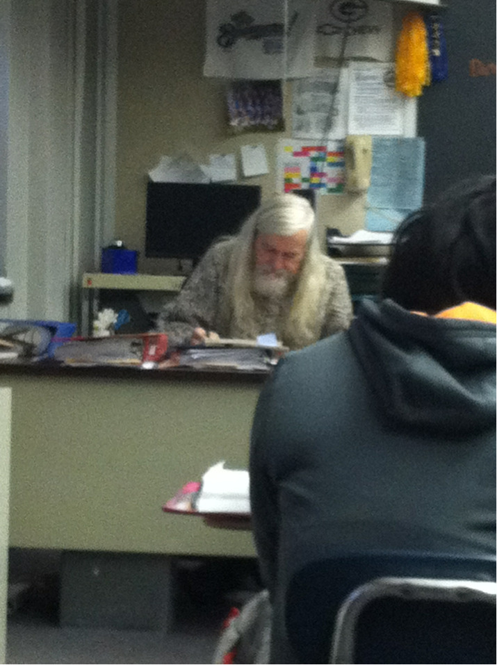 whyienjoylife:  Today my substitute teacher was gandalf. 