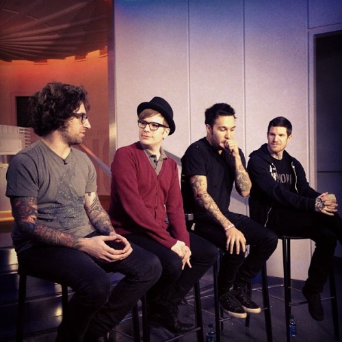 My view the past hour has been pretty excellent. #falloutboy #fobnyc (at Fuse TV)