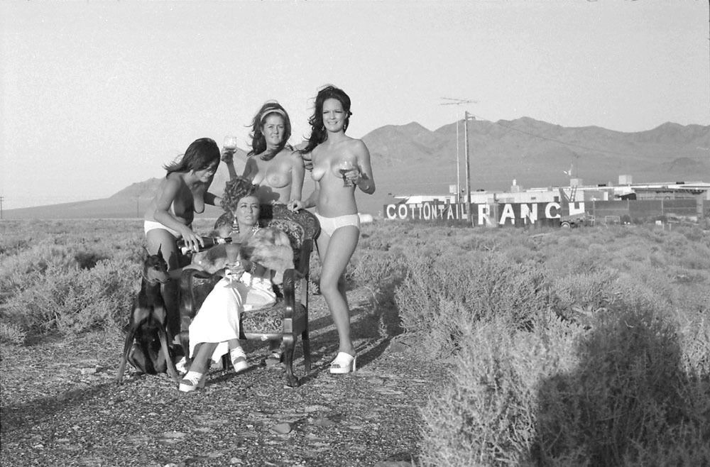 mistons: Madame Beverly Harrell and crew, c. 1970s. Cottontail Ranch, “The Friendliest