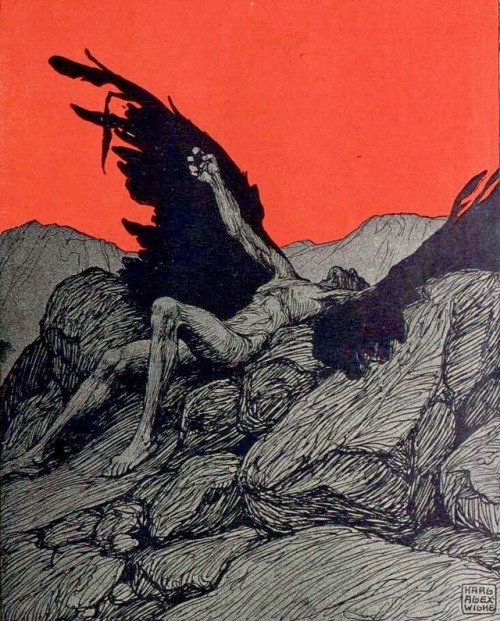 talesfromweirdland: Illustration by German/Austrian artist, Karl Alexander Wilke (1879—1954). 1913.