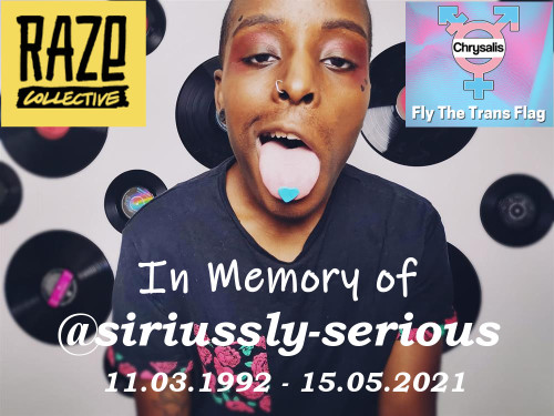  In memory of Jaxon Finch Blu who performed as Royale E Blu and was known as Jay @siriussly-serious 