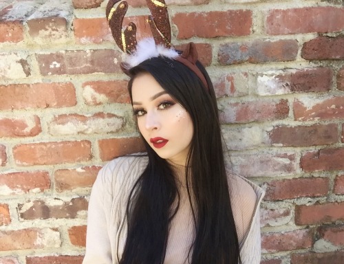 lunaerial: reindeer baby