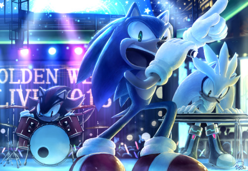 thecyberwolf:  Sonic & Co.  by Raseinn