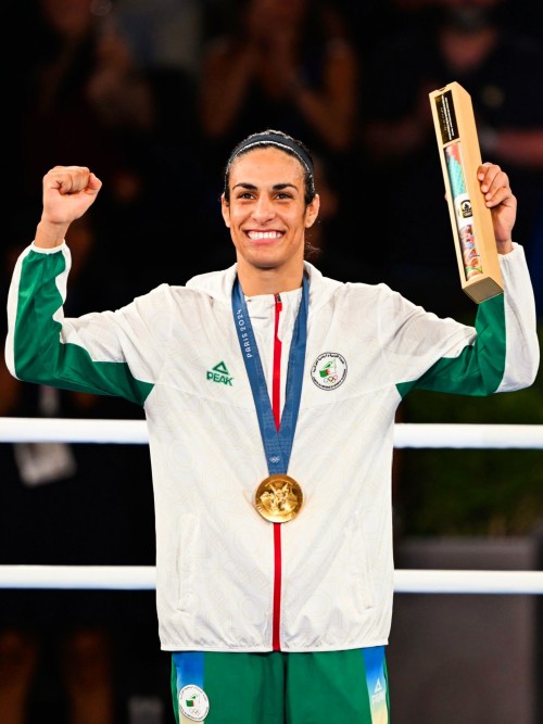 Algeria's Imane Khelif Wins Olympic Gold At The Women's Boxing In The Paris Olympics 2024.