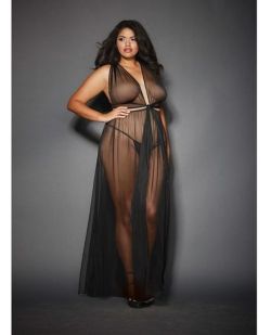 lingerie-plus:  Lorena - a sultry Black Sheer