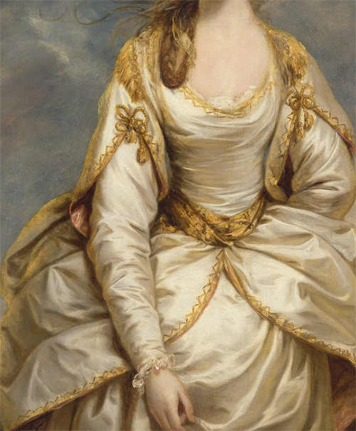 paintingses: Portrait of Sarah Campbell (detail) by Sir Joshua Reynolds (1723-1792) oil on canvas, c