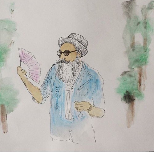 SUNDAY IS ARR DAY!Such a summer feeling with this soft watercolors. Love this drawing by my friend A