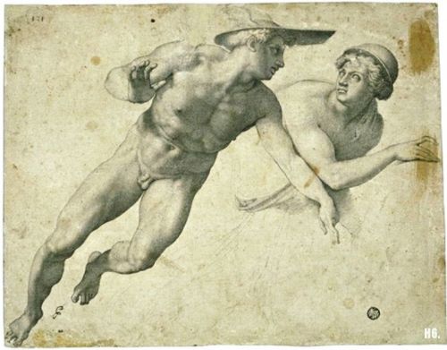 hadrian6: Mercury and Minerva. 1560. Gaspar  Becerra. Spanish.1520-1570. hadrian6.tumblr