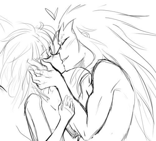hyrulian-link:  Okay ‘m done…its 6am and i dun fked up my sleep schedule  oh and have dome GaLe kiss from mydoujinshi in progress 