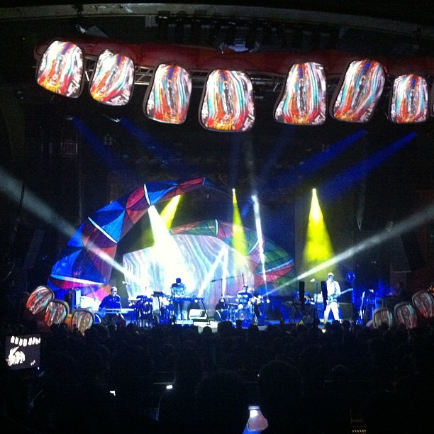 Holy cow #animalcollective was awesome. Way better than any of the other times I’ve seen them.