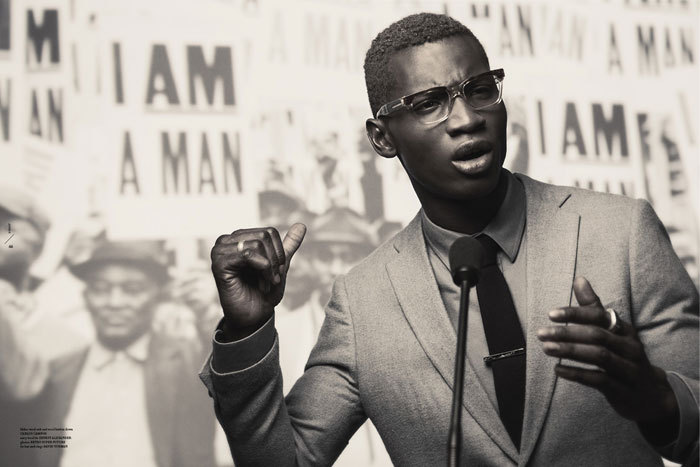 global-fashions:  Adonis Bosso - VEOIR Magazine photos by Idris &amp; Tony 