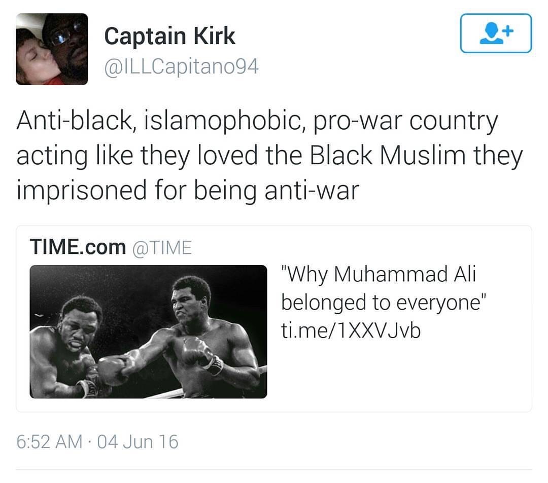 alwaysbewoke: A reminder that Ali is a BLACK HERO. He didn’t “transcend race.”