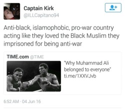 alwaysbewoke: A reminder that Ali is a BLACK