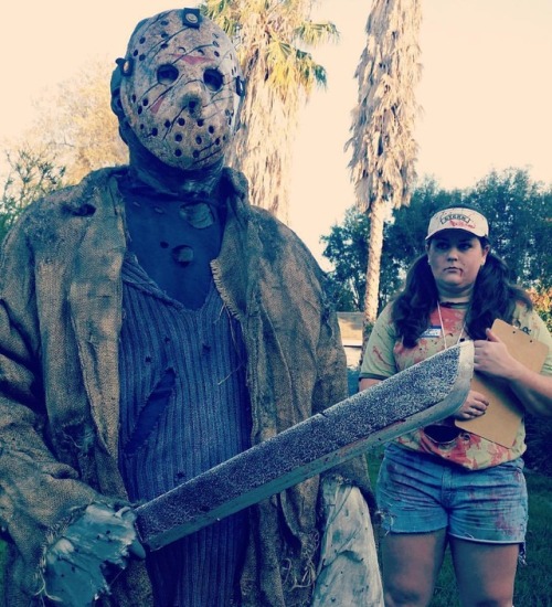 Couple costumes are supposed to be fun, right? #halloween #jasonvoorhees #jason