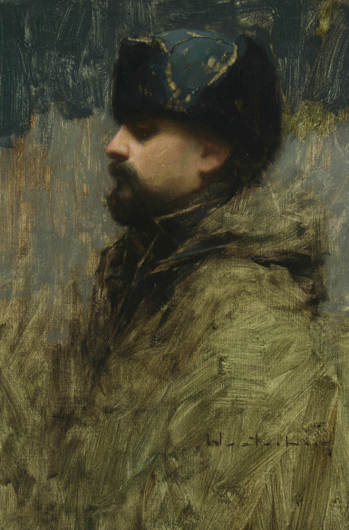 Porn Pics Self Portrait With Fur Hat, Aaron westerberg