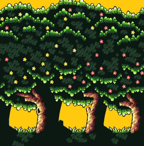 0boko:  Have some edited Yoshi’s Island backgrounds. 
